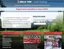 Tablet Screenshot of golfouting.belletire.com